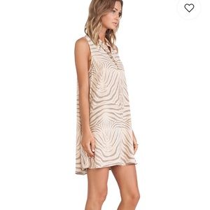 Equipment Mina Endangered Shirtdress in Nude